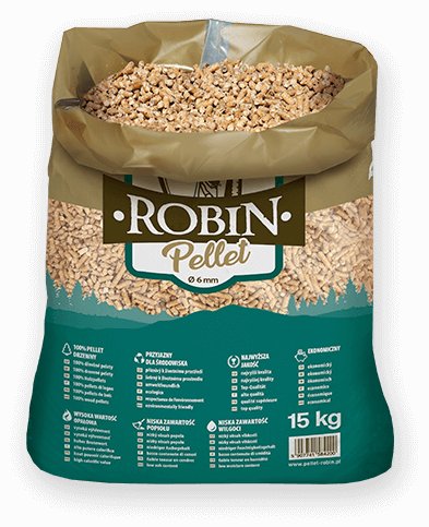 worek pelletu opałowego Robin do kupienia w Legnicy lub sklepie internetowym